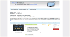 Desktop Screenshot of 60-zoll-fernseher.com